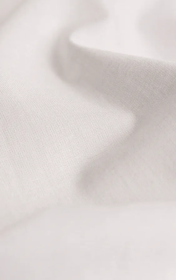 White Linen Short Sleeve Shirt - photo 4