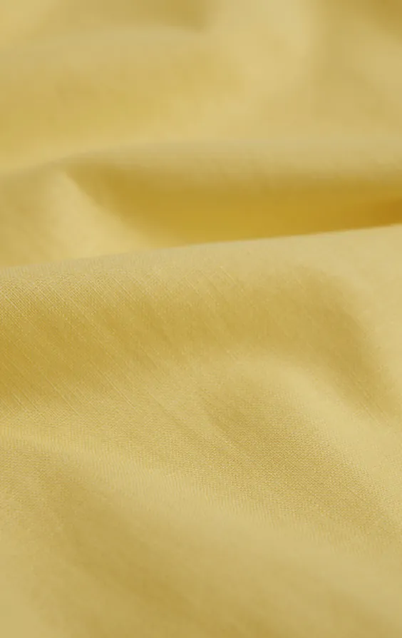 Yellow Linen Short Sleeve Shirt - photo 4 Yellow Linen Short Sleeve Shirt - photo 4