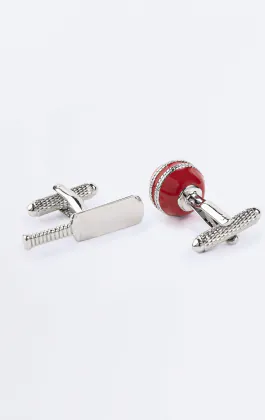 Cricket Bat & Ball Cufflinks