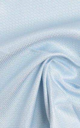 Light Blue Textured Handkerchief