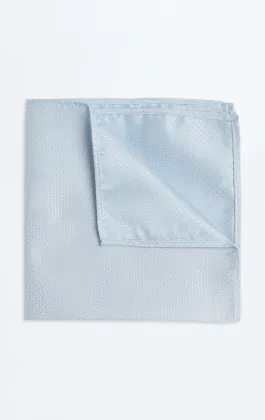 Light Blue Textured Handkerchief