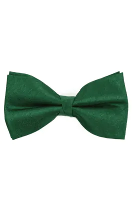 Racing Green Dupion Bow Tie