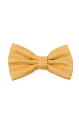 Dark Gold Dupion Bow Tie