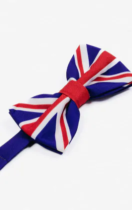 Union Jack Bow Tie