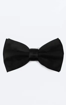 Black Bow Tie (Pre-Tied & Self-Tie)