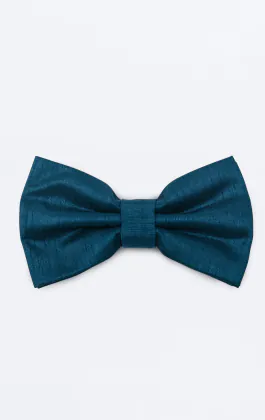 Moroccan Blue Dupion Bow Tie