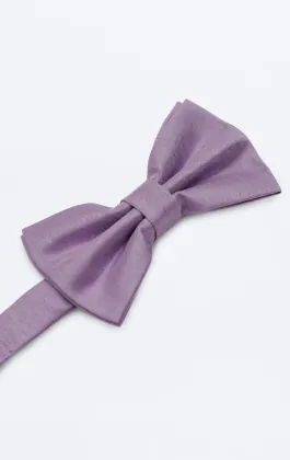 Lavender Dupion Bow Tie