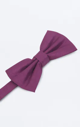 Purple Dupion Bow Tie