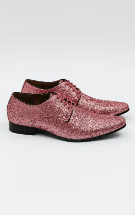Dobell Pink Glitter Shoes