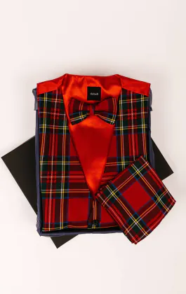 Red Tartan Classic Set