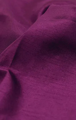 Purple Dupion Handkerchief