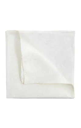 Ivory Paisley Handkerchief