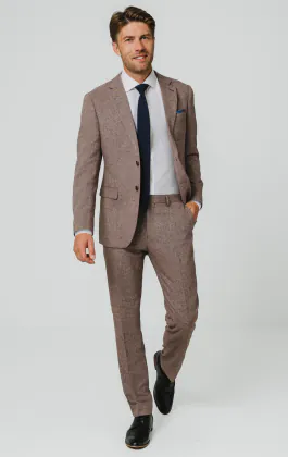 Redwood Herringbone Tweed Suit Jacket