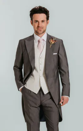 Dobell Silver Grey Morning Tailcoat
