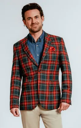 Tartan jacket mens discount