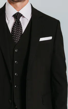 Black Slim Fit Suit Jacket