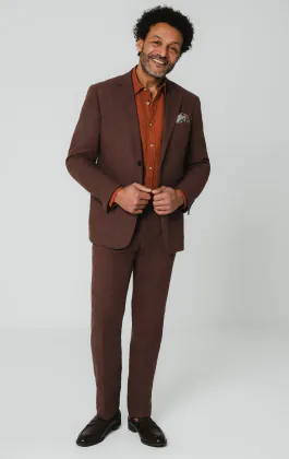 Rust Linen Shirt