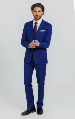 Bright Blue Suit