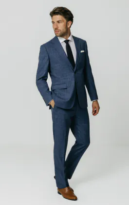 Blue Check Suit