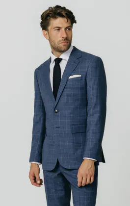 Blue Check Suit