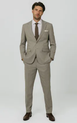 Natural Check Suit