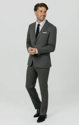 Charcoal Chalkstripe Suit