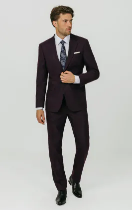 Blackberry Twill Suit