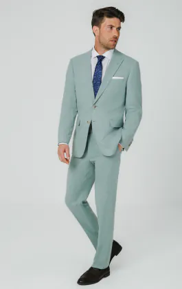 Mint Green Hopsack Suit