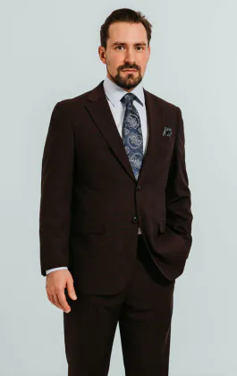 Burgundy Suit
