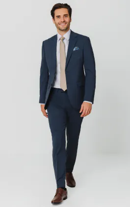 Mid Blue Suit