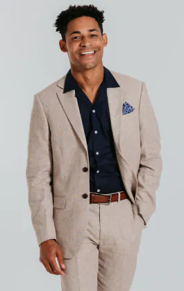 Sand Linen Suit
