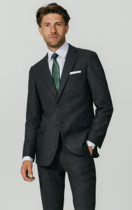 Dobell Grey Donegal Tweed Suit