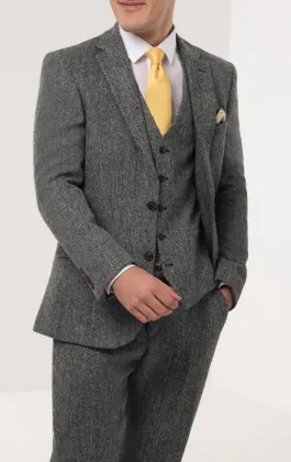 Fuzzy harris tweed suit hot sale