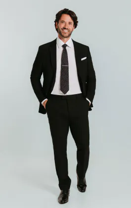 Black Slim Fit Suit