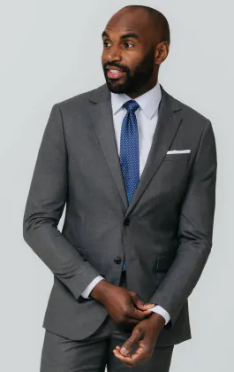 Grey Slim Fit Suit