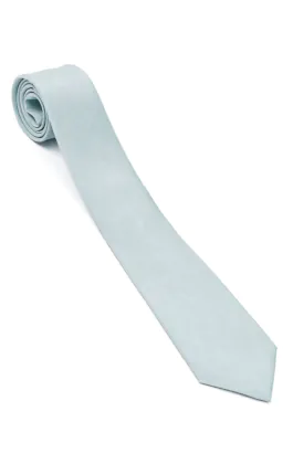 Powder Blue Dupion Tie
