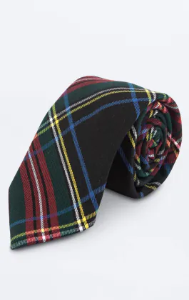 Dobell Green Tartan Tie