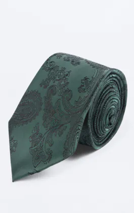 Dobell Racing Green Paisley Tie