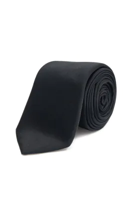 Dobell Black Skinny Tie