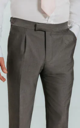 Dobell Silver Grey Trousers