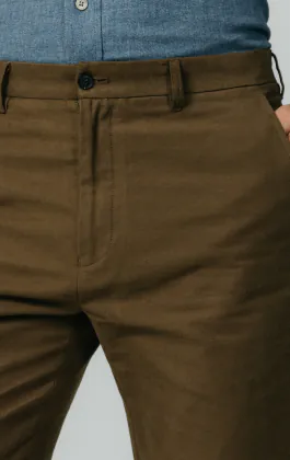 Taupe Moleskin Trousers