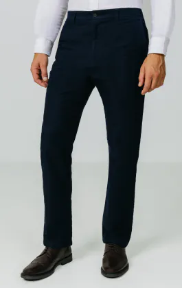 Navy Moleskin Trousers