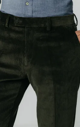 Green Corduroy Trousers