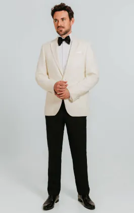 White Notch Lapel Tuxedo