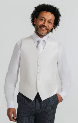 Ivory Dupion Vest