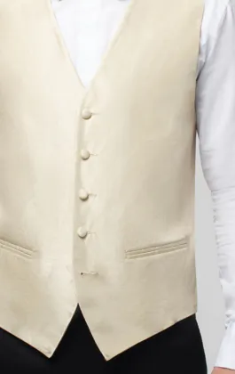 Gold Dupion Vest