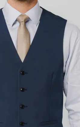 Mid Blue Vest