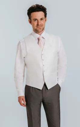 White Paisley Vest