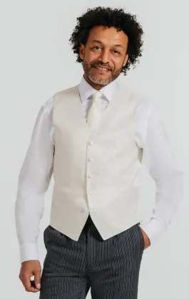 Ivory Paisley Vest