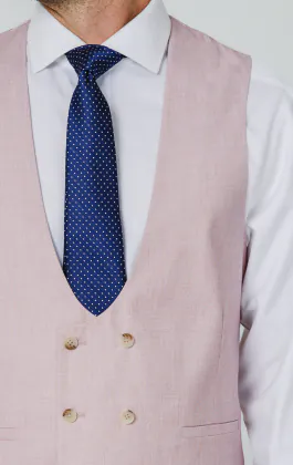 Rose Pink Sharkskin Vest